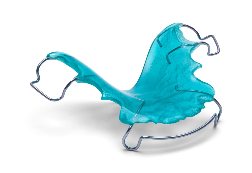 retainer provided by orthodontist
