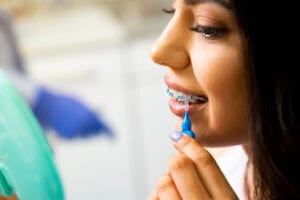 brushing braces